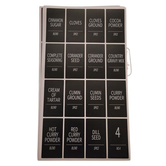 Spice and Baking Label Set - Picture 4 of 12